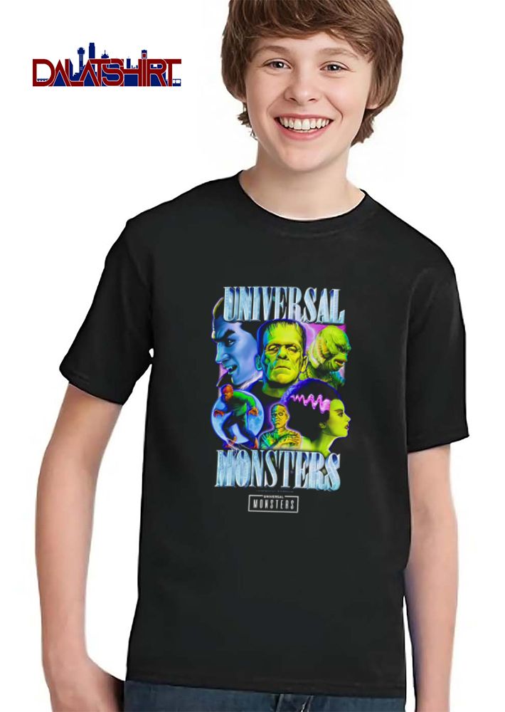 Universal Monsters dracula frankenstein creature mummy bride Monsters shirt