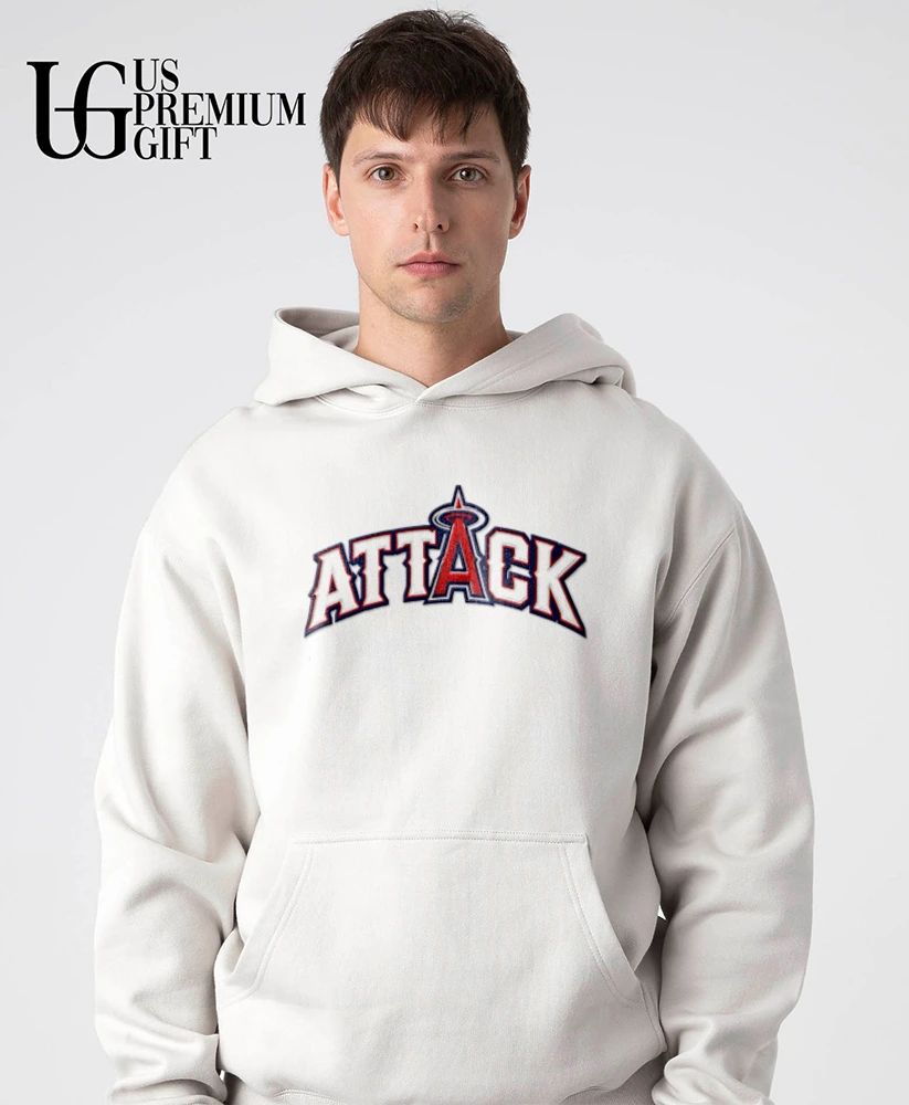 Samy Natera Jr wearing Attack Angels shirt