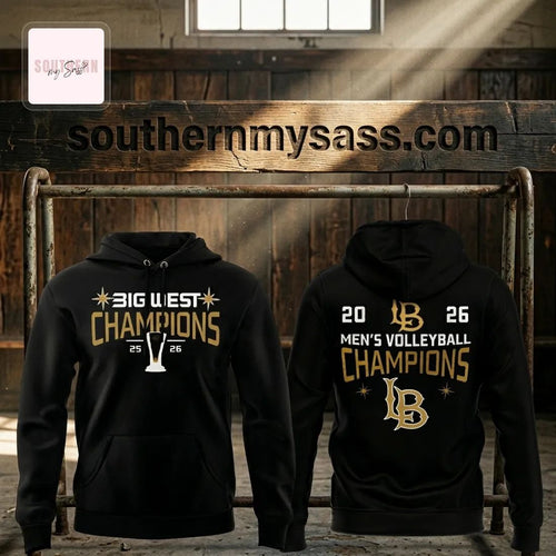 2026 Big West Men’s Volleyball Champions Commemorative Pullover Hoodie