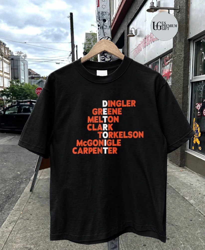 Detroit Tigers Baseball Names 2026 shirt