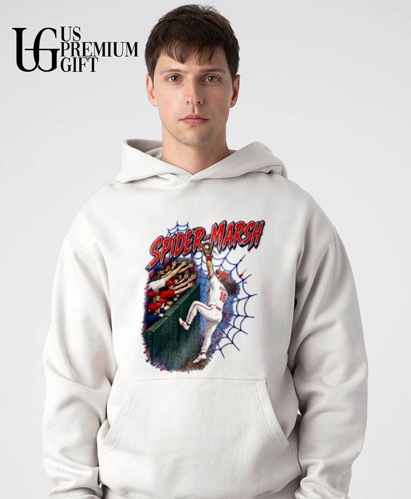 Spider-Marsh Brandon Marsh Philadelphia Phillies baseball shirt