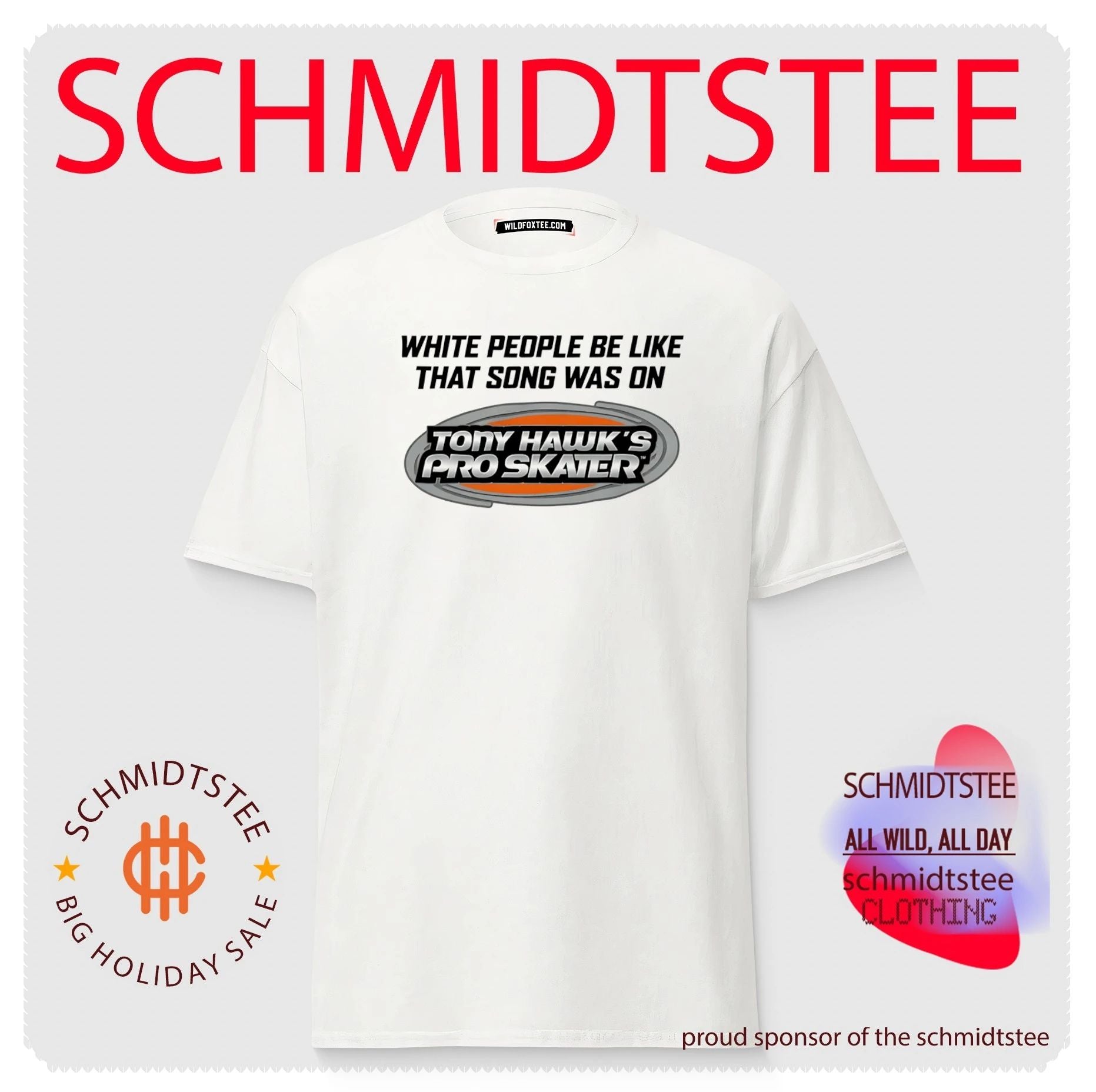 White People Be Like That Song Was on Tony Hawk’s Pro Skater shirt