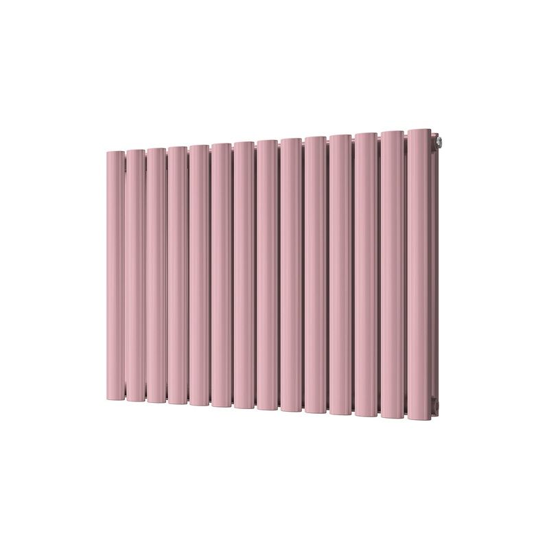 Omeara – Light Pink Horizontal Radiator H600mm x W812mm Double Panel