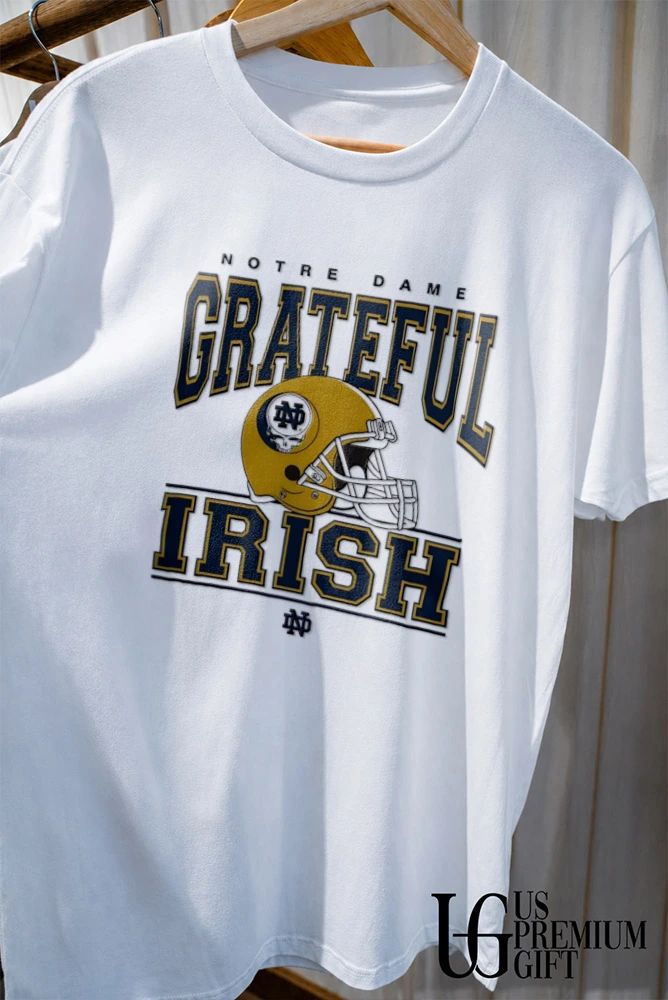 Notre Dame Fighting Irish x Grateful Dead Steal Your helmet shirt