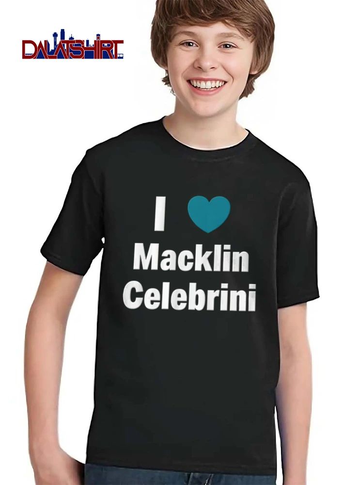 San Jose Sharks Macklin Celebrini I Macklin Celebrini heart symbol text design shirt