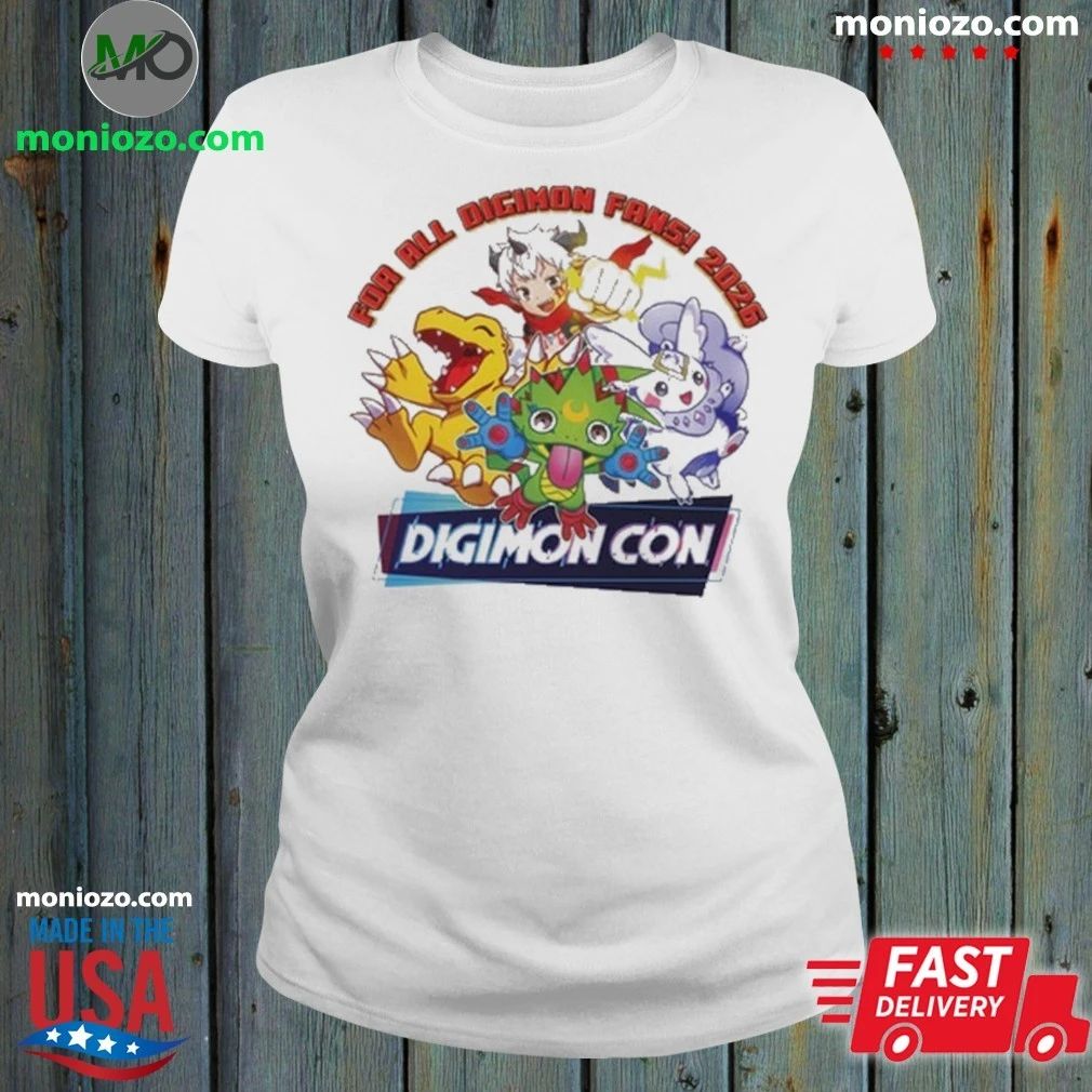 Original Digimon Con 2026 Commemorative Shirt