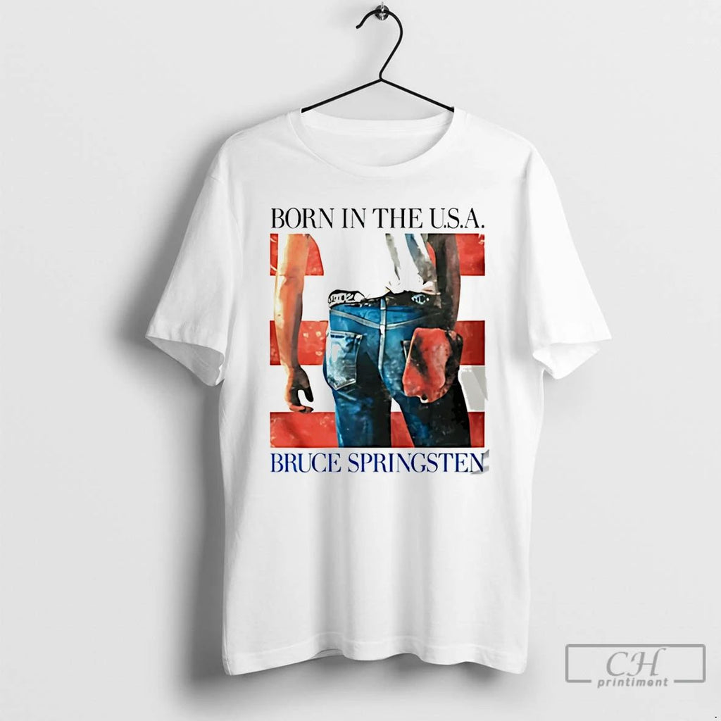 Classic Taylor Born In The Usa Bruce Springsteen T Shirts Hoodie Longsleeve