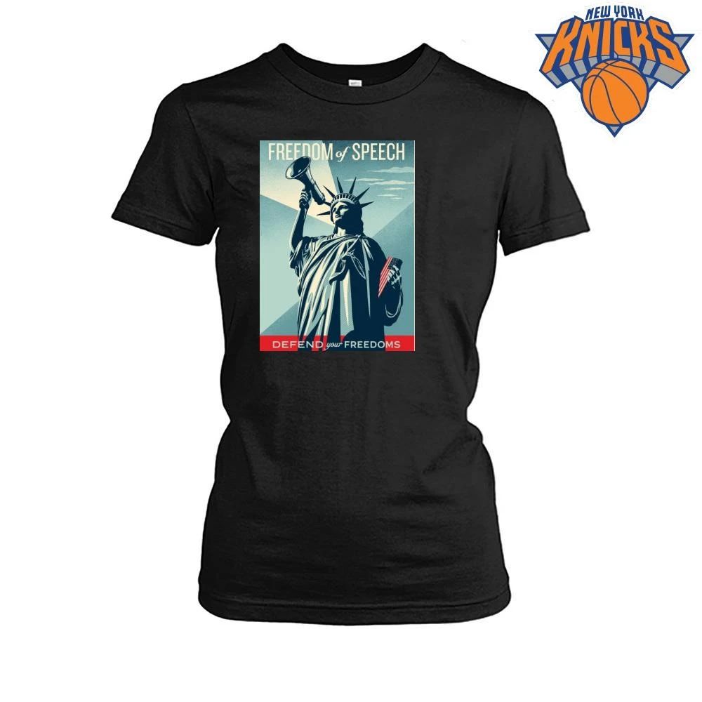 Freedom of Speech Statue of Liberty Defend Your Freedoms Shirt