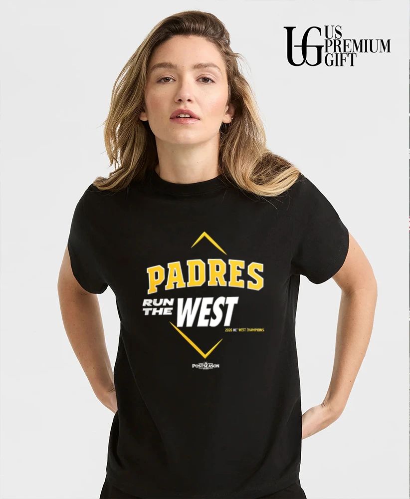 Run The West San Diego Padres 2026 NL West Division Champions shirt