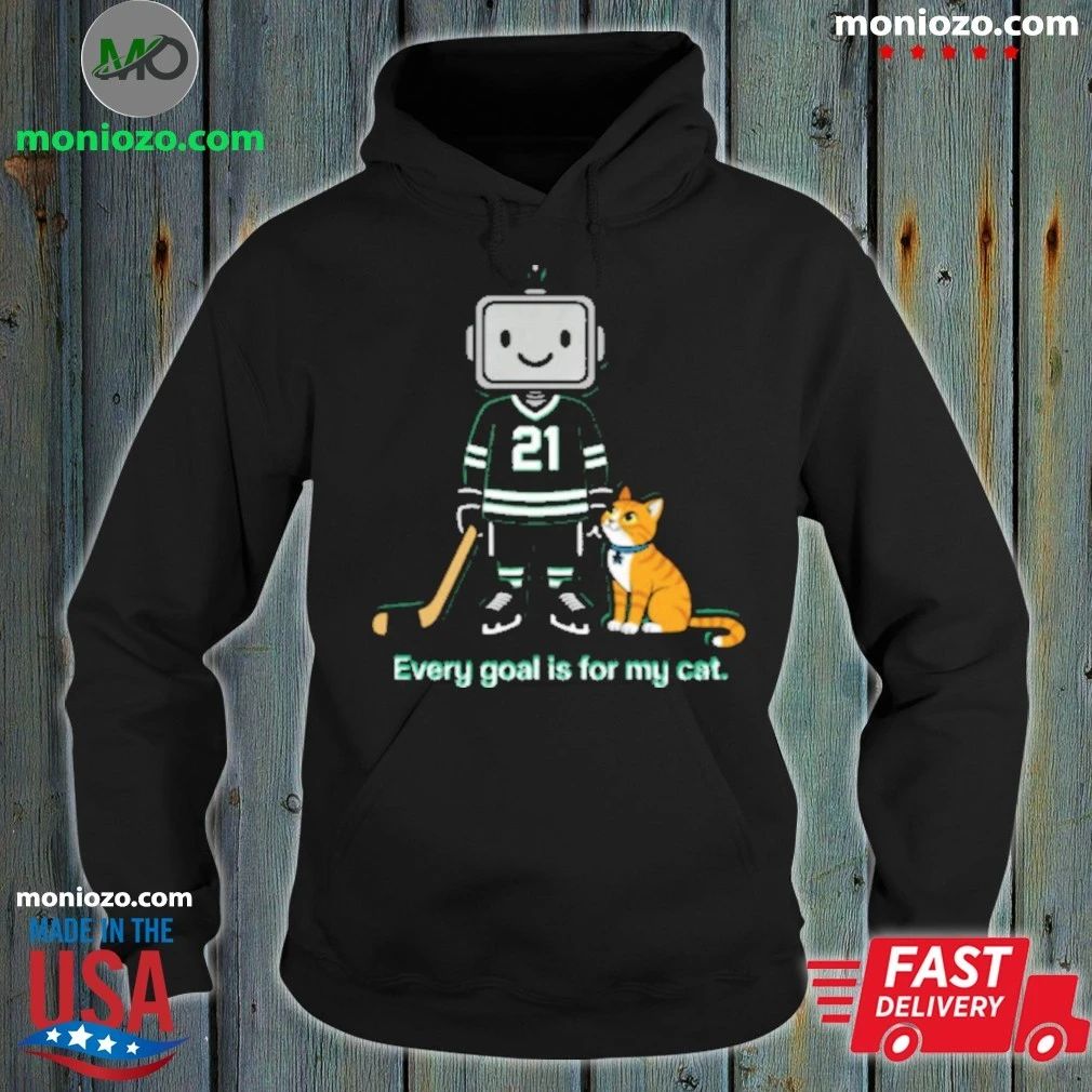 Jason Robertson Cat Dallas Hockey T-Shirt