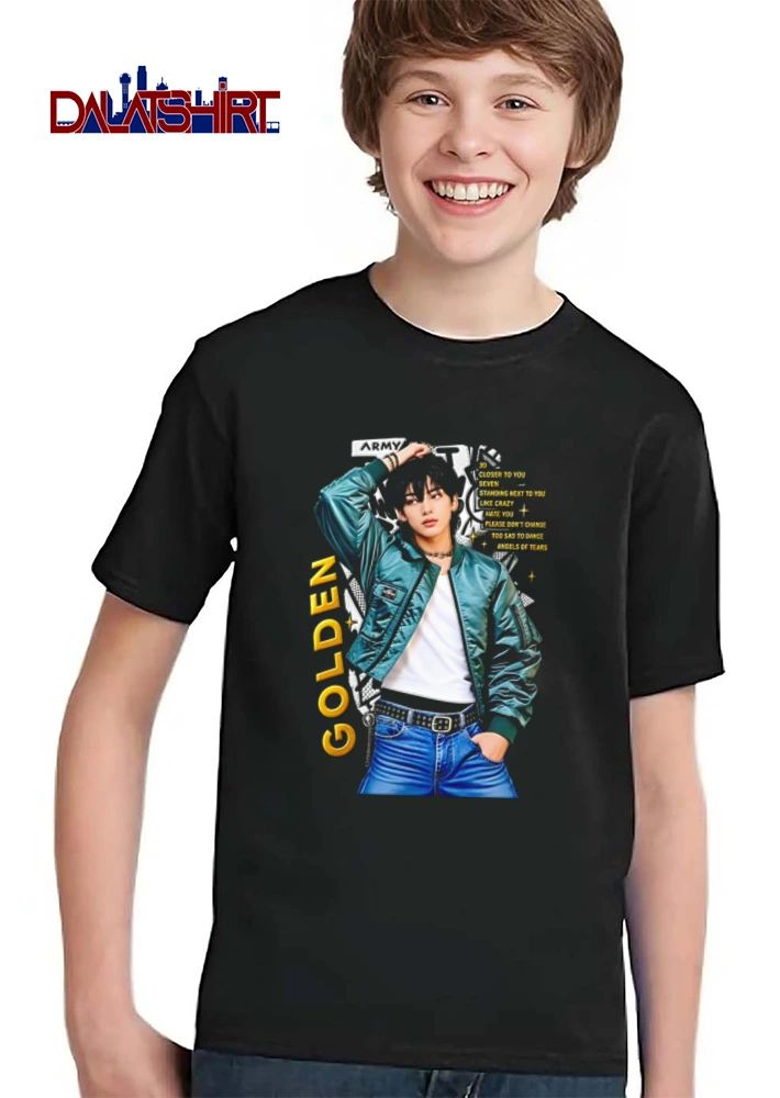Jungkook young man green bomber jacket shirt