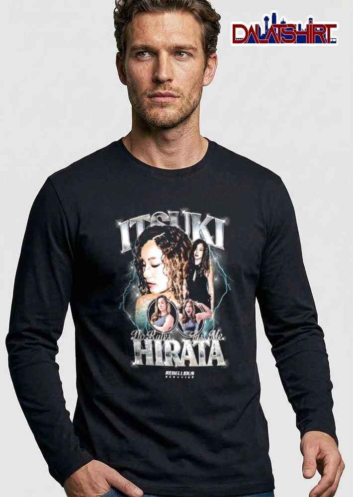 Itsuki Hirata No Rules Just Me woman curly hair lightning background shirt