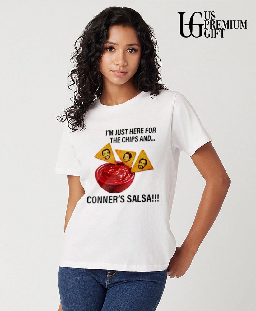 Whitney Leavitt I’m just here for the chips and conner’s salsa shirt