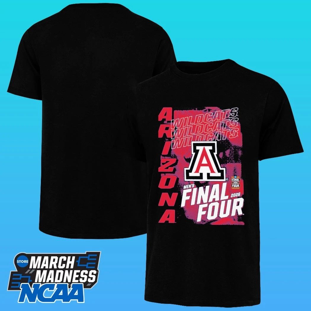 Arizona Wildcats Outerstuff Youth 2026 Ncaa Men’s Basketball Tournament March Madness Final Four Shirt