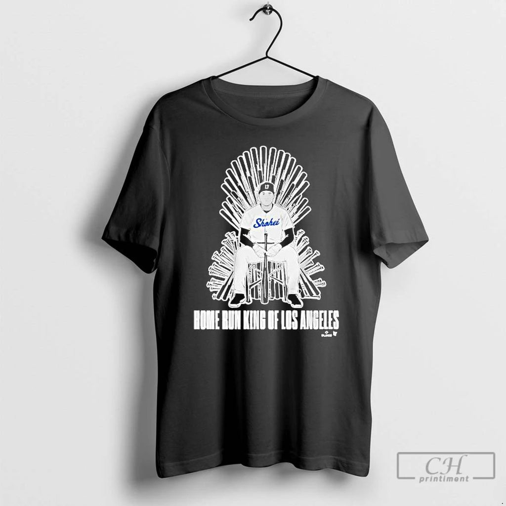 Shohei Ohtani Home Run King Of Los Angeles T Shirts