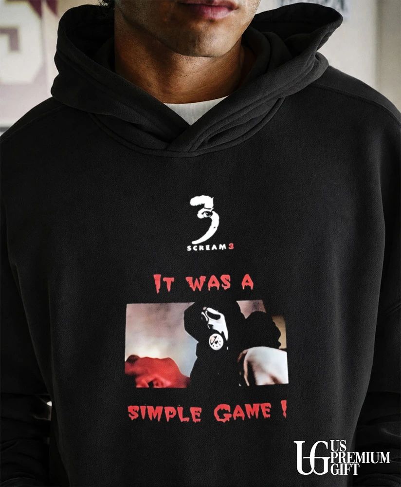 Scream 3 It Was A Simple Game 2026 shirt