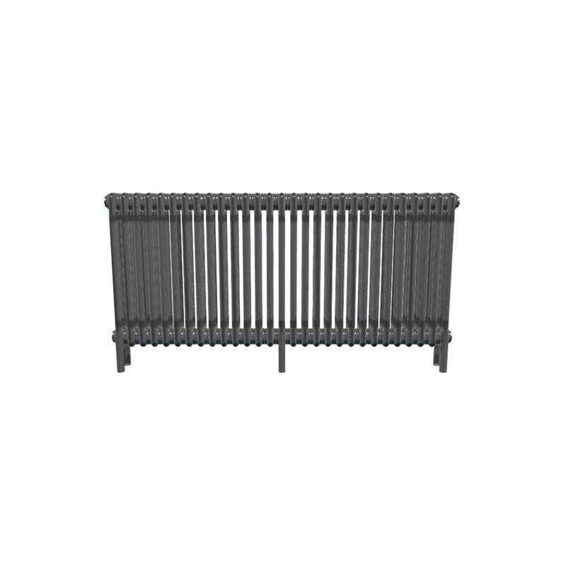 Bircham – Raw Metal Column Radiator H600mm x W1331mm 3 Column – Feet Included