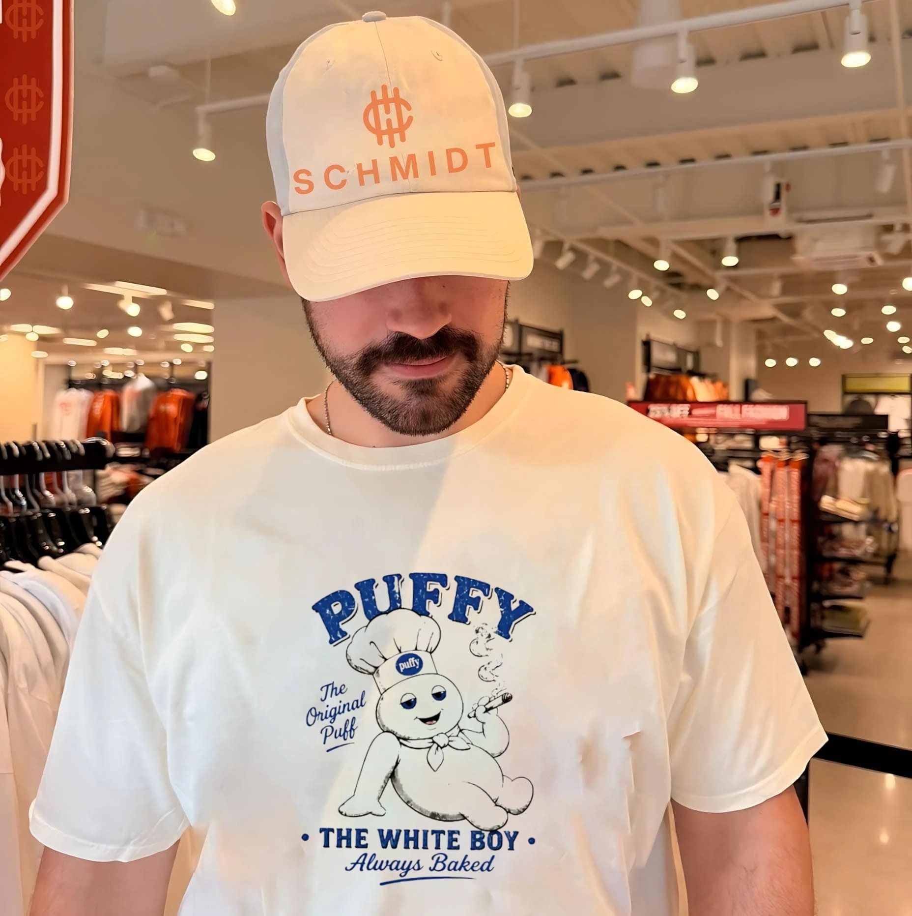 Puffy The Original Puff The White Boy Always Baked shirt