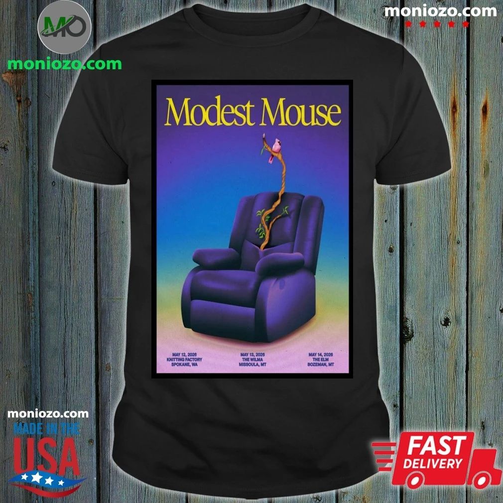 Original Modest Mouse May 12 2026 Spokane WA Poster Shirt