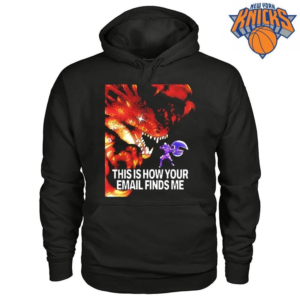 This Is How Your Email Finds Me Red Dragon Medieval Warrior Meme Shirt