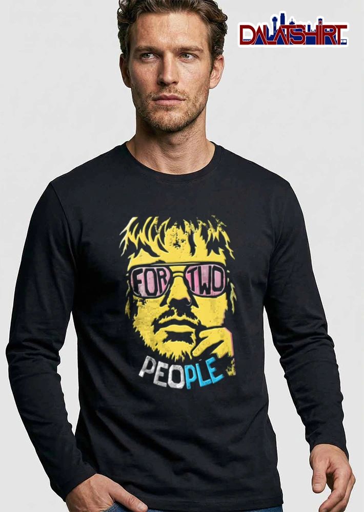 For Two People man wearing sunglasses chin resting shirt