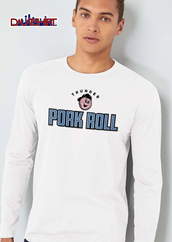 Thunder Pork Roll cartoon pork roll character hat shirt