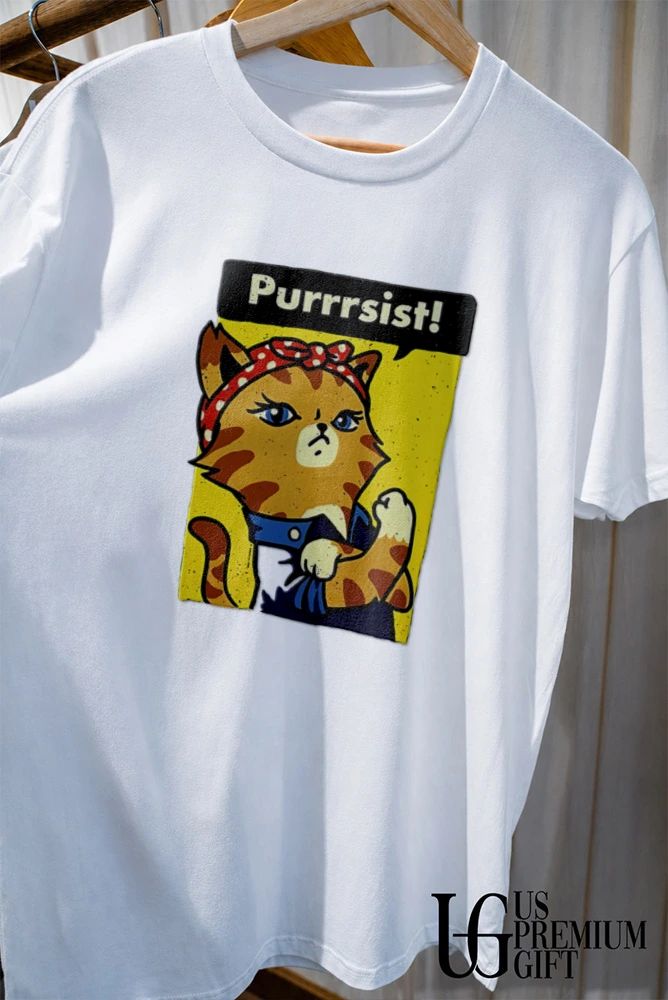Purrrsist Rosie the Riveter shirt