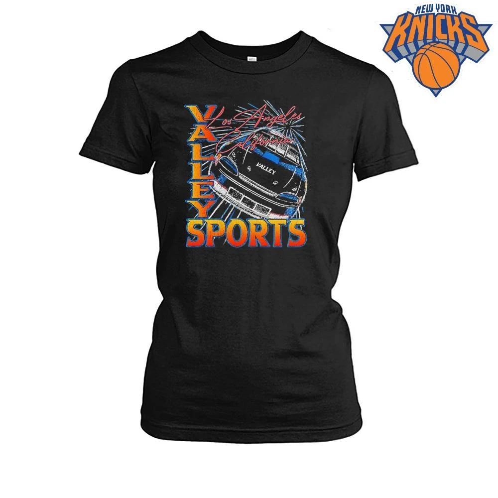 Vintage 90s style Los Angeles California Valley Sports race car shirt