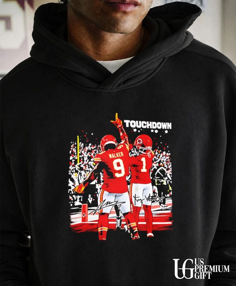 Kenneth Walker III and Xavier Worthy Kansas City Chiefs Touchdown ’26 signature shirt