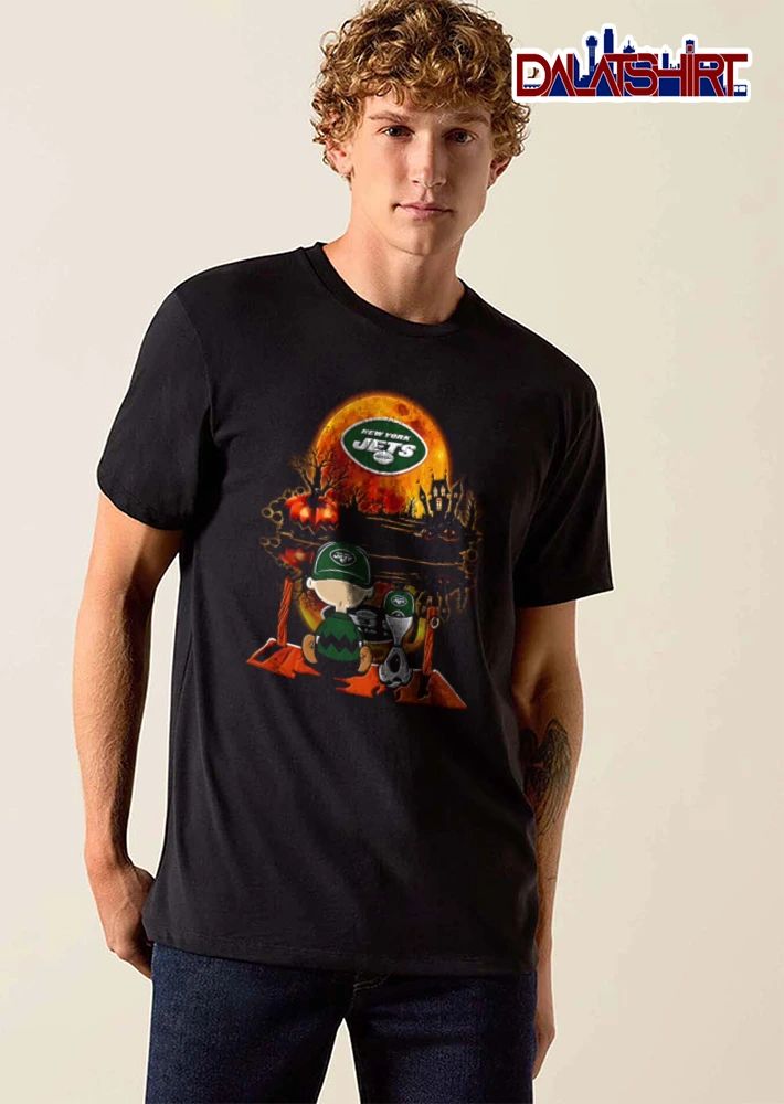 New York Jets x Peanuts Halloween shirt