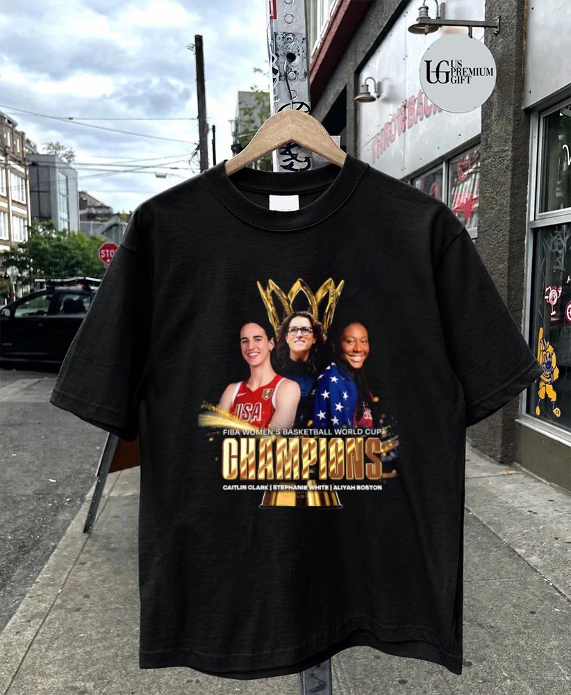 Indiana Fever Caitlin Clark 2026 FIBA World Cup Champions shirt