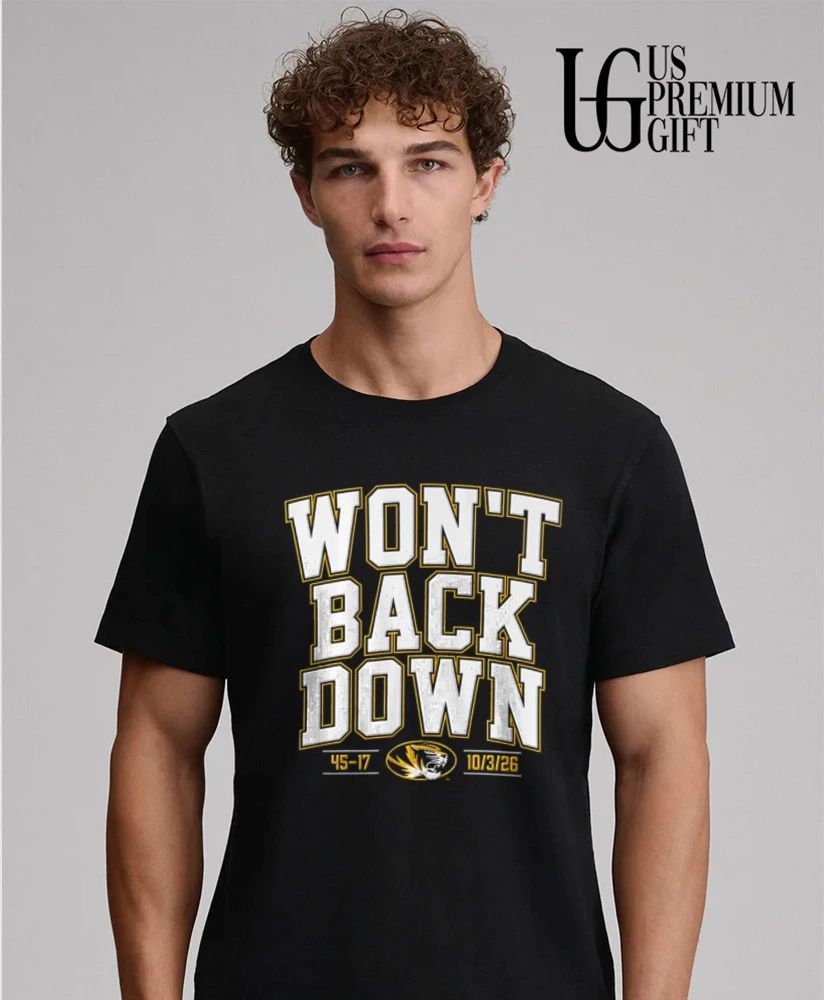 Won’t Back Down Missouri Tigers football 2026 shirt