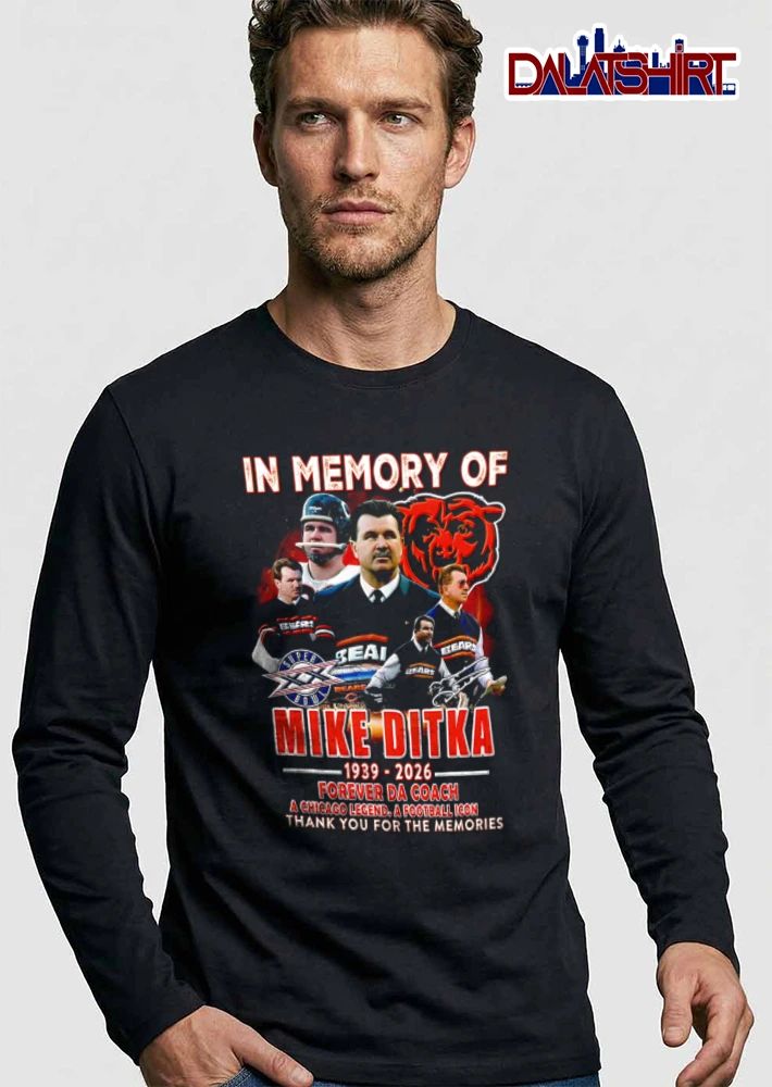 In Memory Of Forever Da Coach A Chicago Legend A Football Icon Thank You For The Memories shirt