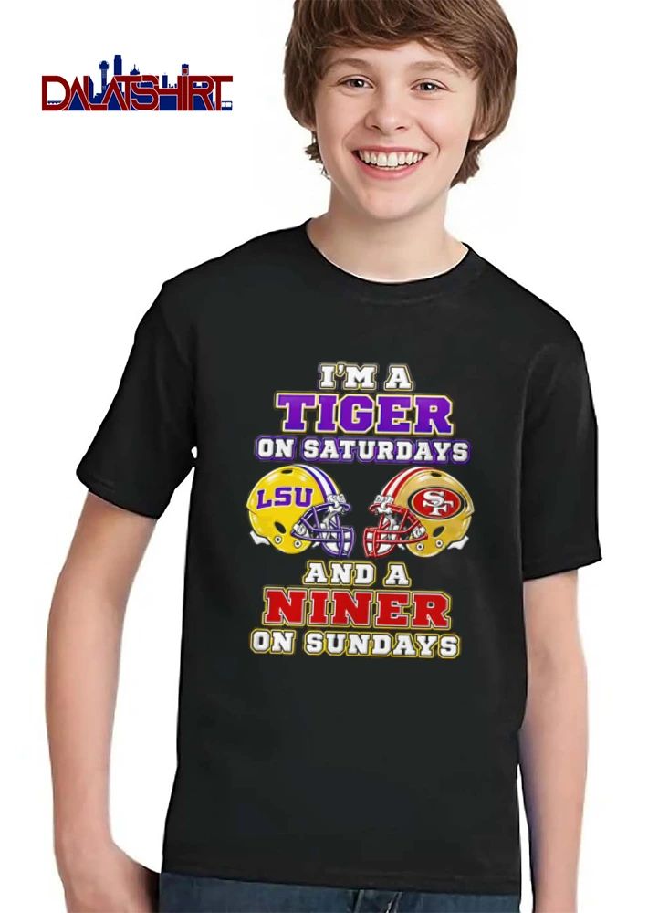 I Am A Tiger On Saturdays And A Niner On Sundays shirt