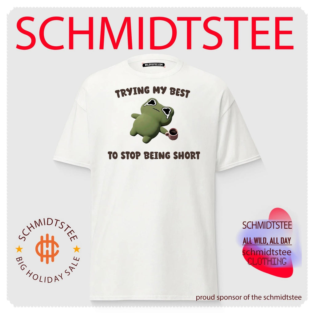 Trying my best to stop being short crying frog shirt