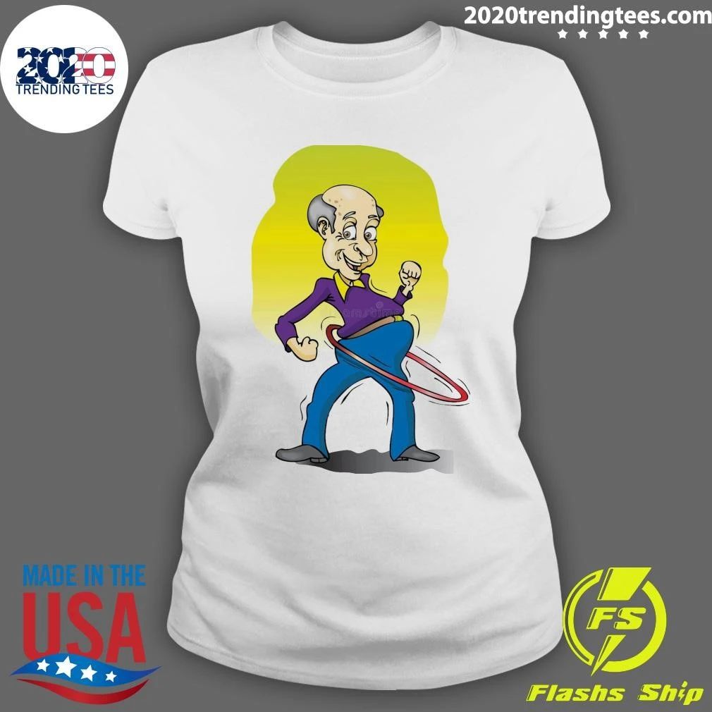 Elderly Man Showing That He Still Has It Hoopster Shirt