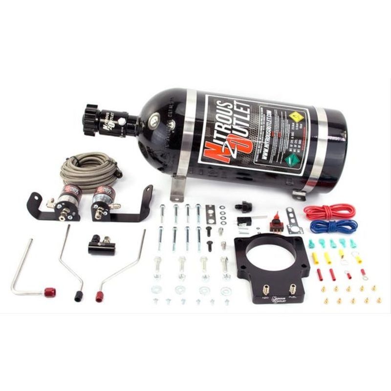 Nitrous Outlet 92MM – Fast Intake – 05-09 C6 Corvette Hardline Plate System – 50-200HP – no Bottle