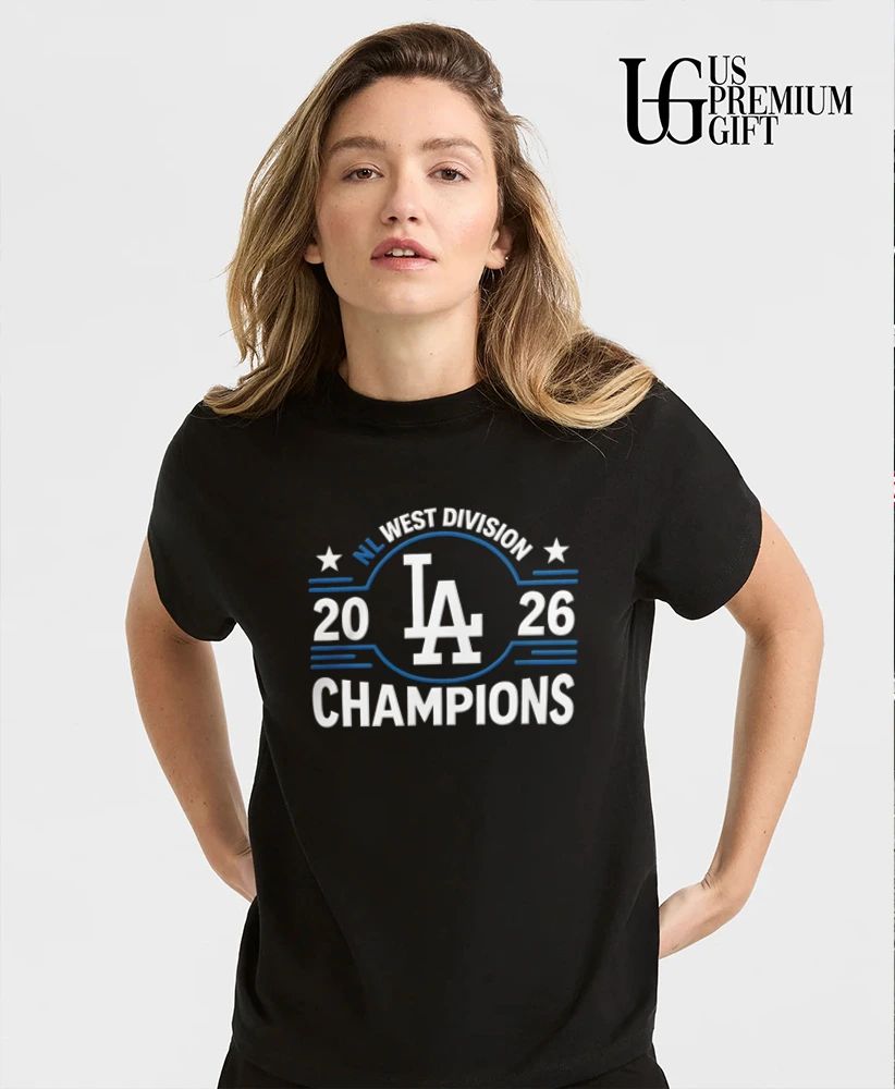 Los Angeles Dodgers NL West Division Champions 2026 shirt