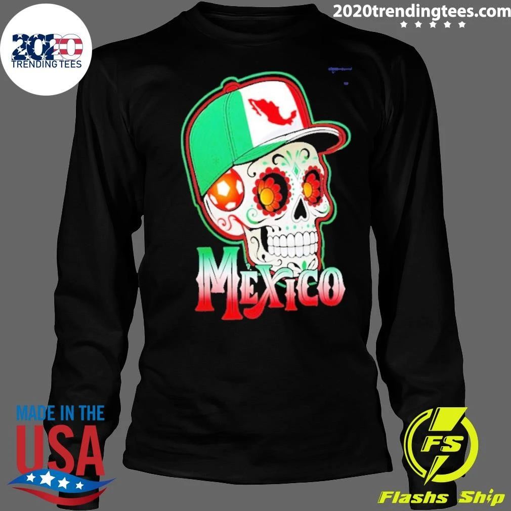 Mexico Black Sugar Skull 2026 Shirt