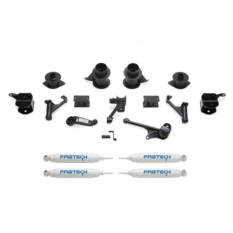 Fabtech 5″ Basic System w/Coil Spacers & Performance Shocks Kit for 2010-2018 Ram 2500 4WD w/5″ lift