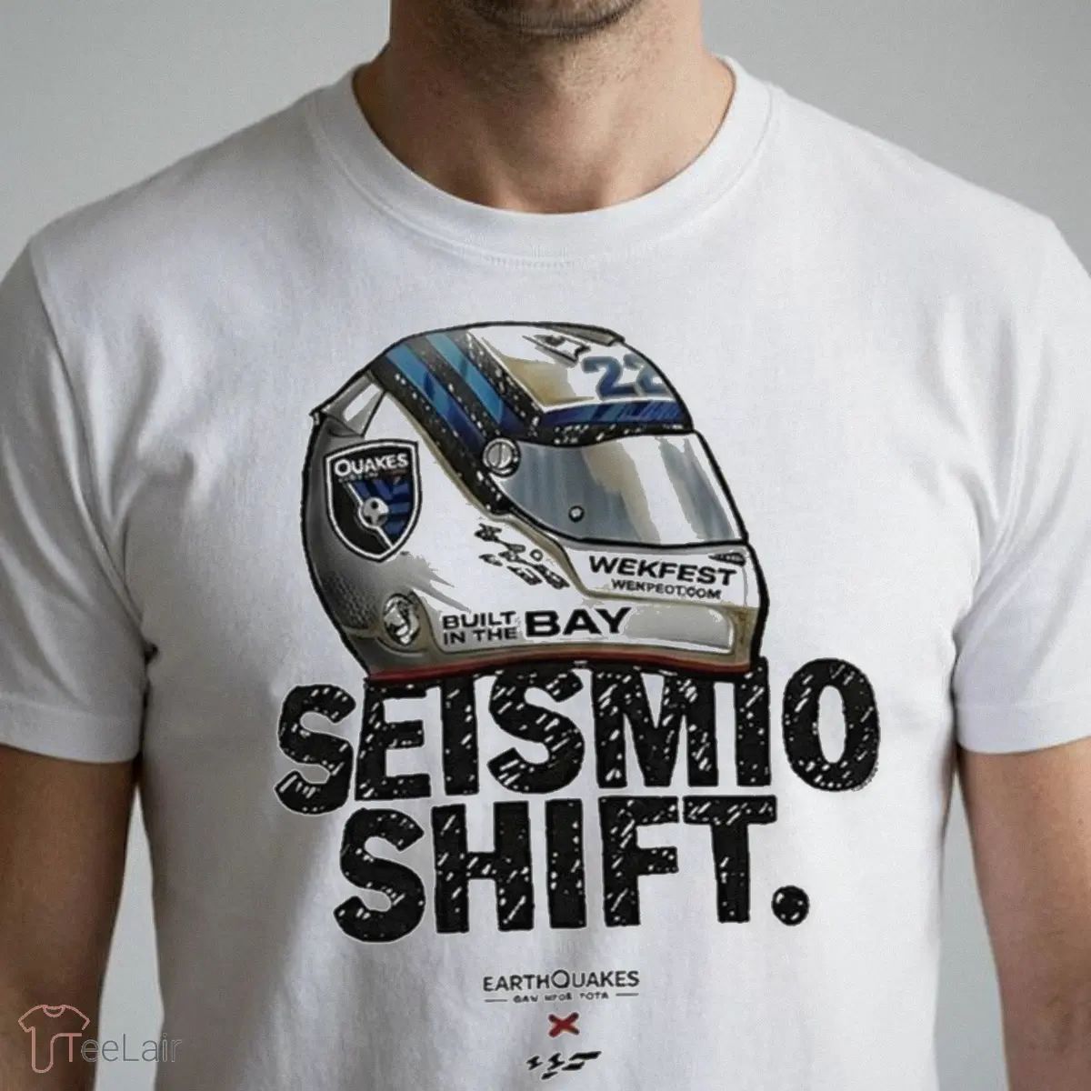 San Jose Earthquakes X Wekfest Helmet Built In The Bay Vintage Shirt