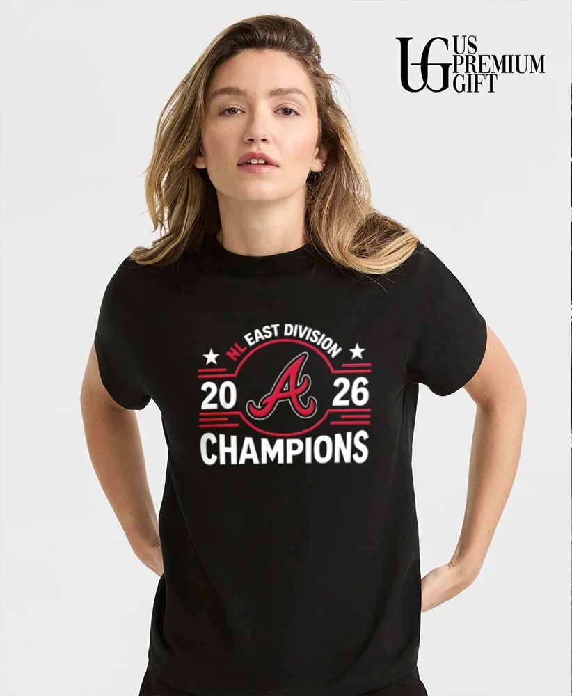 Atlanta Braves NL East Division Champions 2026 shirt
