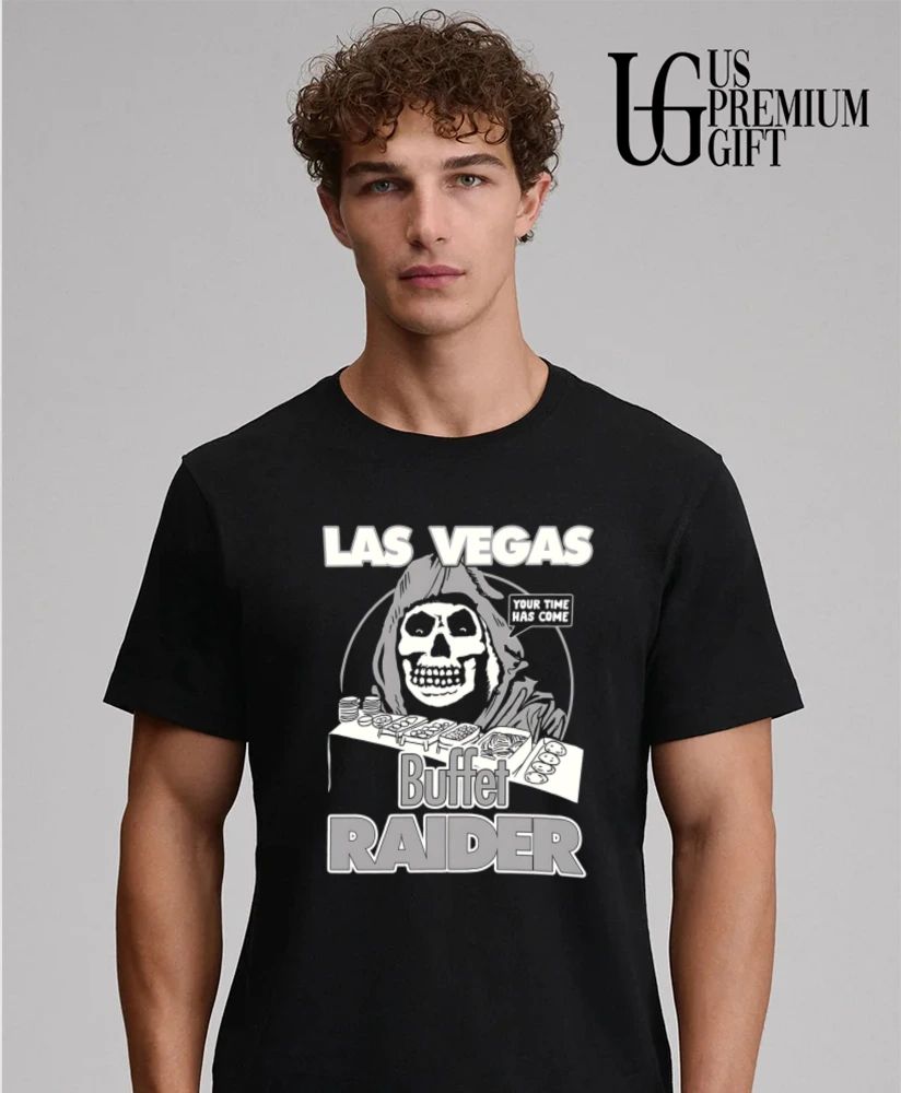 Your Time Has Come Buffet Raider grim reaper eating buffet food shirt
