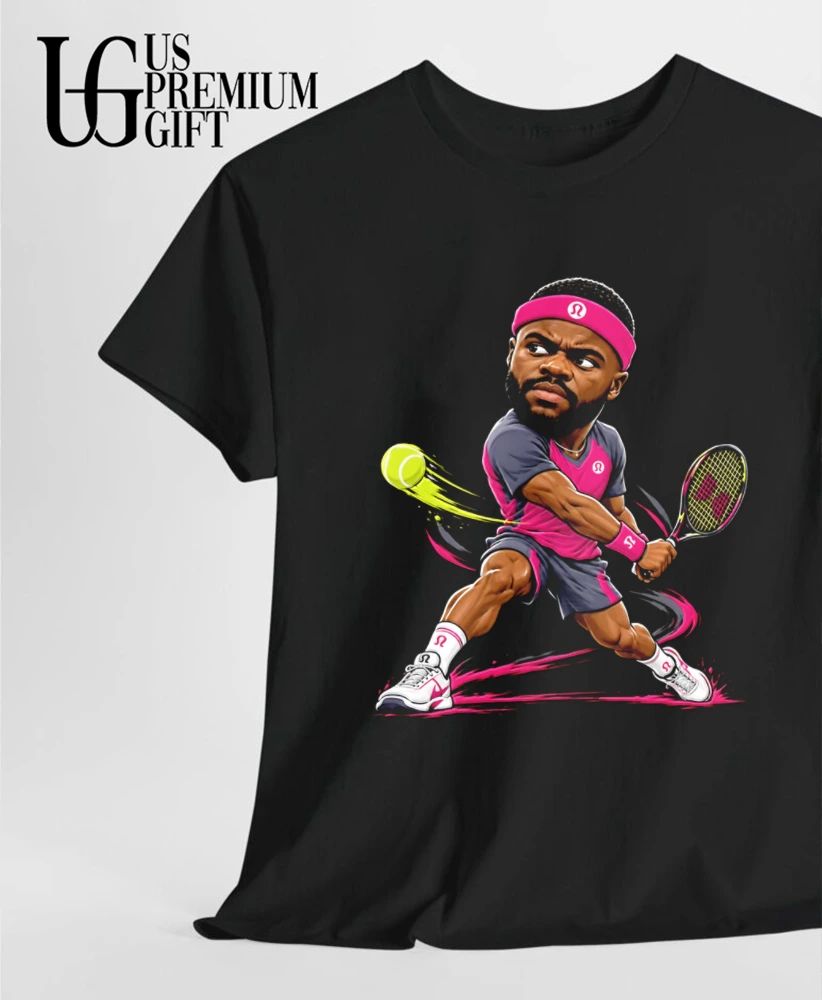 Frances Tiafoe Big Foe Tennis caricature shirt