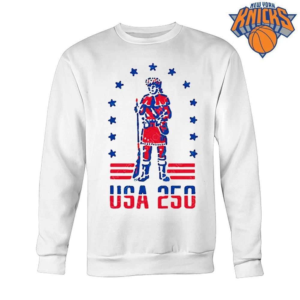 USA 250 Colonial Soldier Happy 4th of July Celebration American Revolution Pioneer Shirt