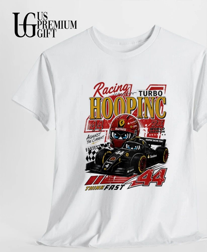 Lewis Hamilton Formula 1 Racing Hoopinc Turbo 44 World Champion Think Fast shirt