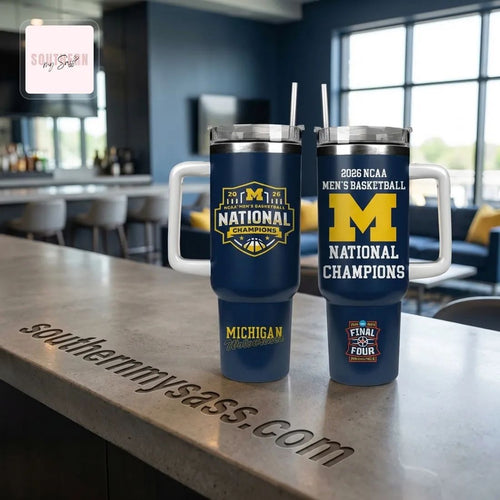 2026 NCAA Men’s Basketball Michigan National Champions Tumbler