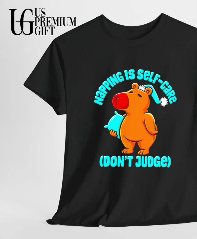 Napping Is Self-care Don’t Judge Capybara shirt