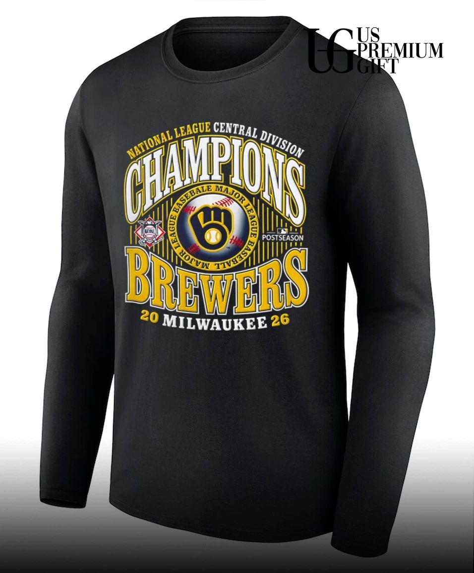Milwaukee Brewers 2026 National League Central Division Champions shirt