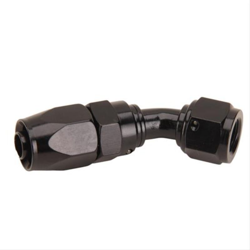 Fragola 224513-BL -16 to -12 Black Expander Pro-Flow Race Hose End 45 Degree